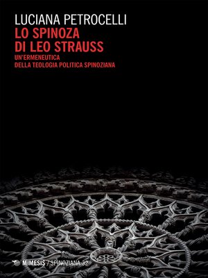 cover image of Lo spinoza di Leo Strauss